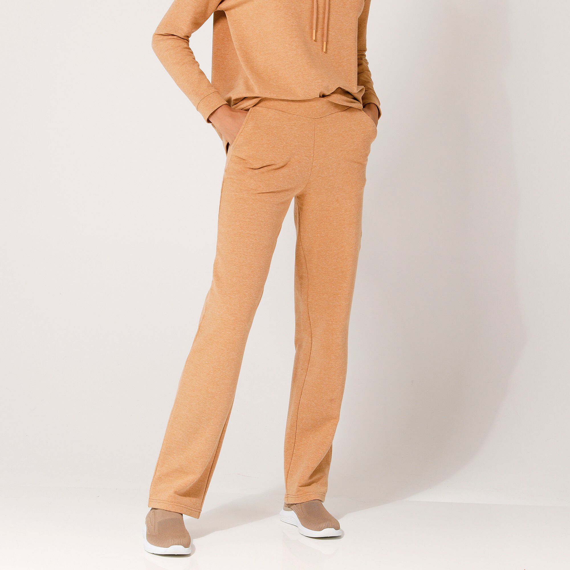 Pantalon d'ensemble molleton gratté