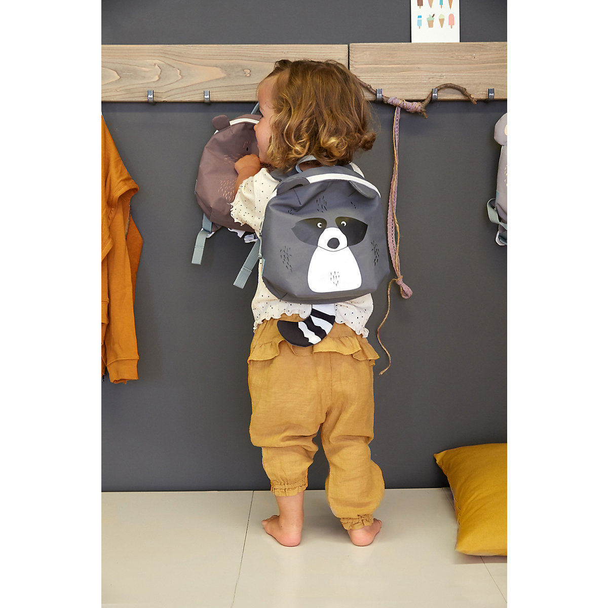 Kinderrucksack About Friends Waschbär