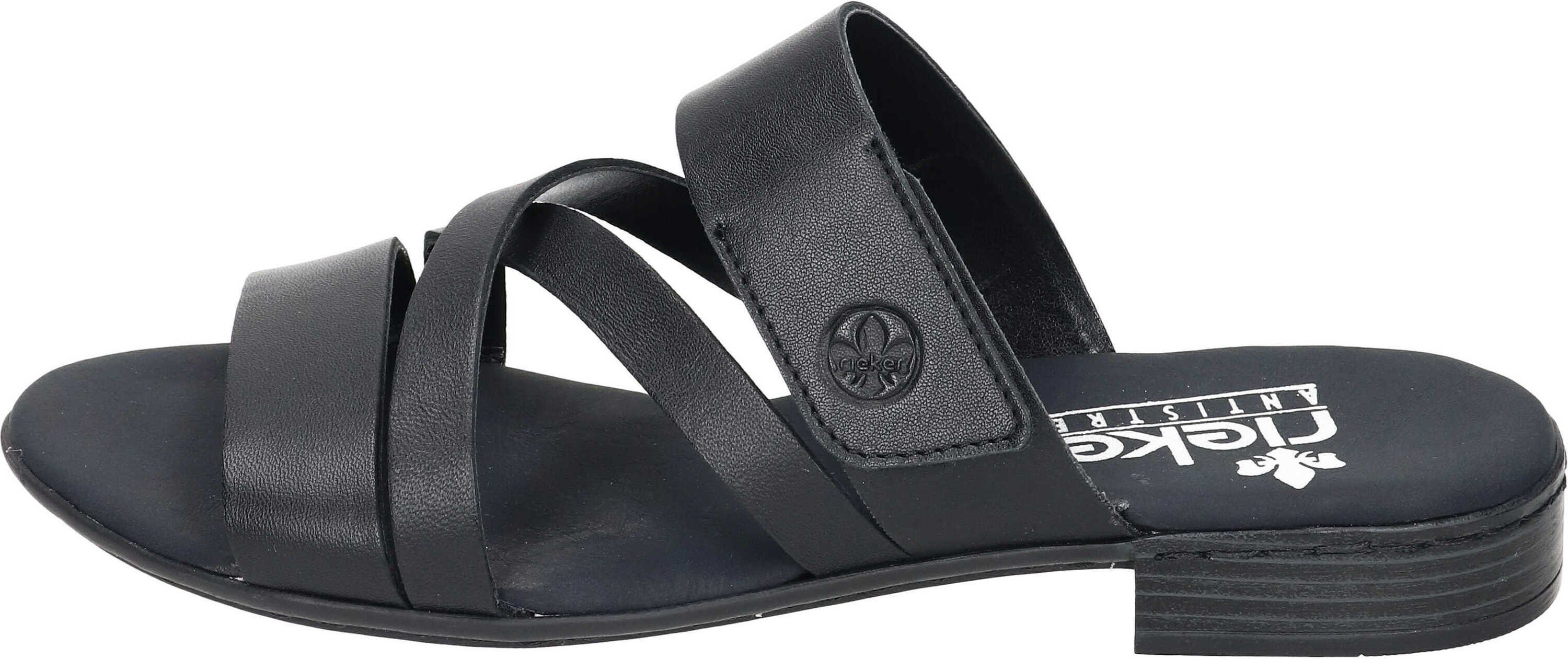Rieker Pantoletten Pantolette aus echtem Leder