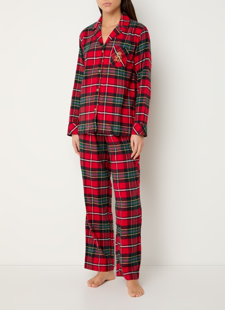 Set de pijamale în carouri Ralph Lauren