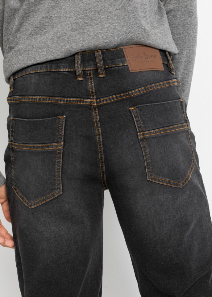 Classic Fit Stretch-Jeans, Straight