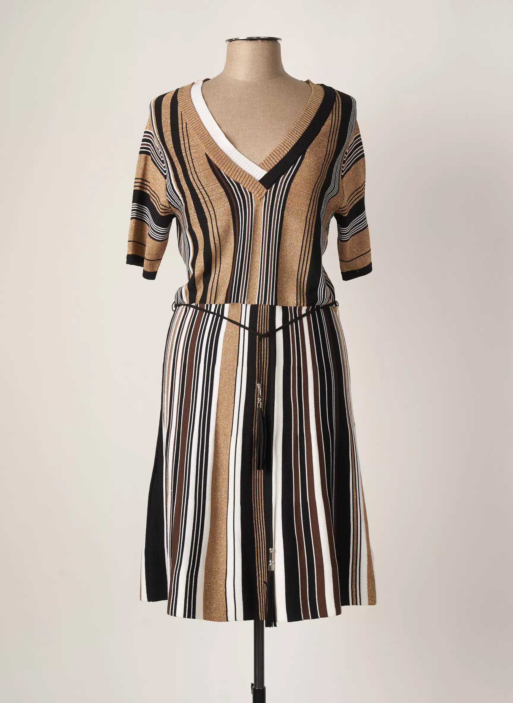 Caroline Biss Robes Pulls Femme couleur beige