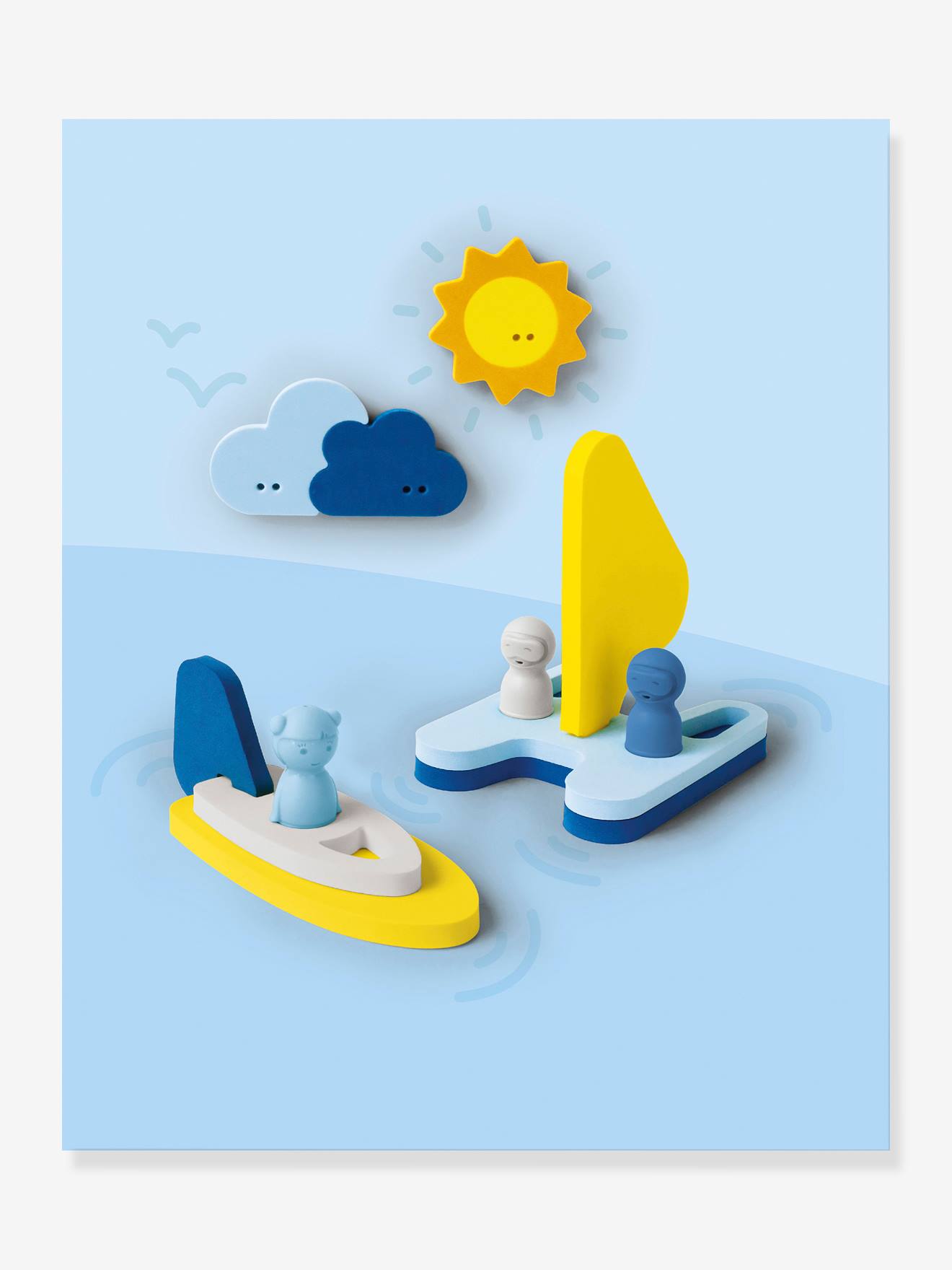 Quut Baby Badewannenpuzzle FRIENDS QUUT - mehrfarbig