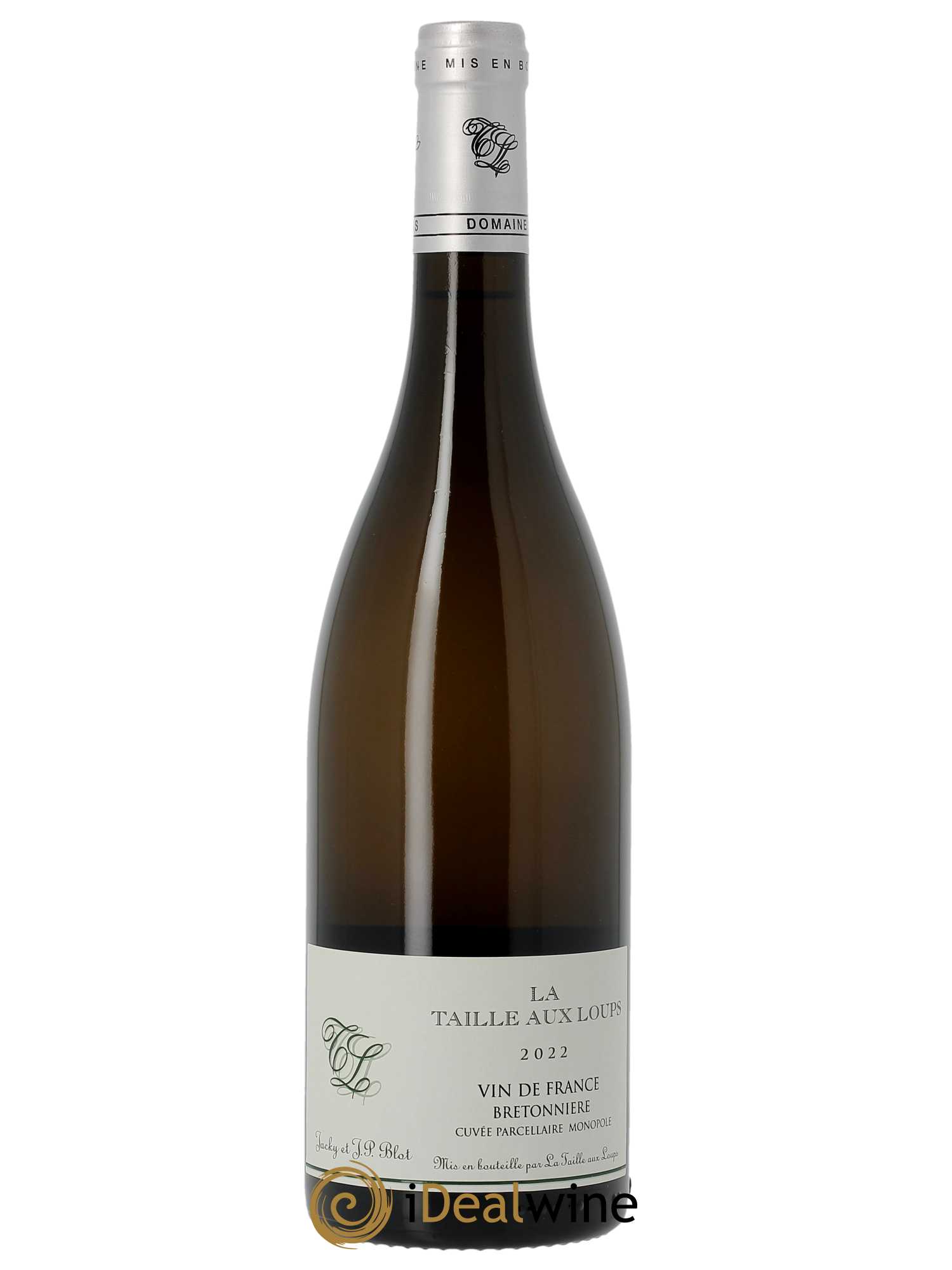 Vin de France Bretonnière La Taille aux Loups - Jacky Blot  2022 - Lot de 1 Bouteille