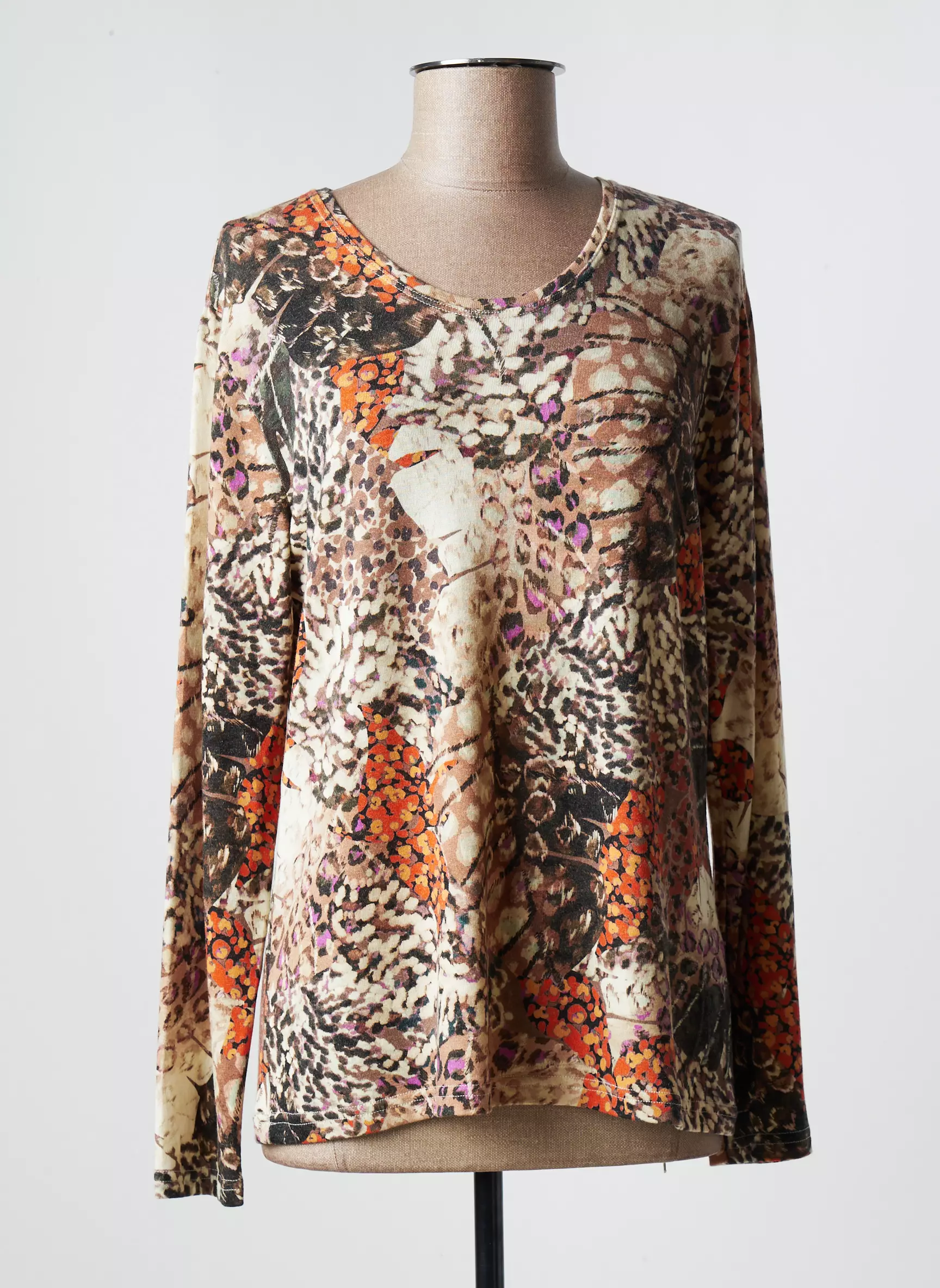 I Odena Tops Femme couleur beige