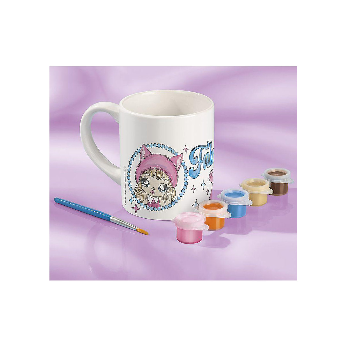 Na! Na! Na! Geschenkbox - Tasse zum Bemalen & Diamantbastelset & Sticker