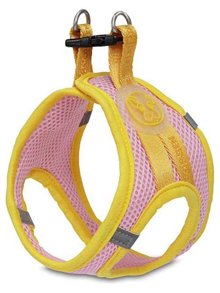 VOV & VUF Hundegeschirr in Rosa/ Gelb - (L)26-30 cm günstig kaufen