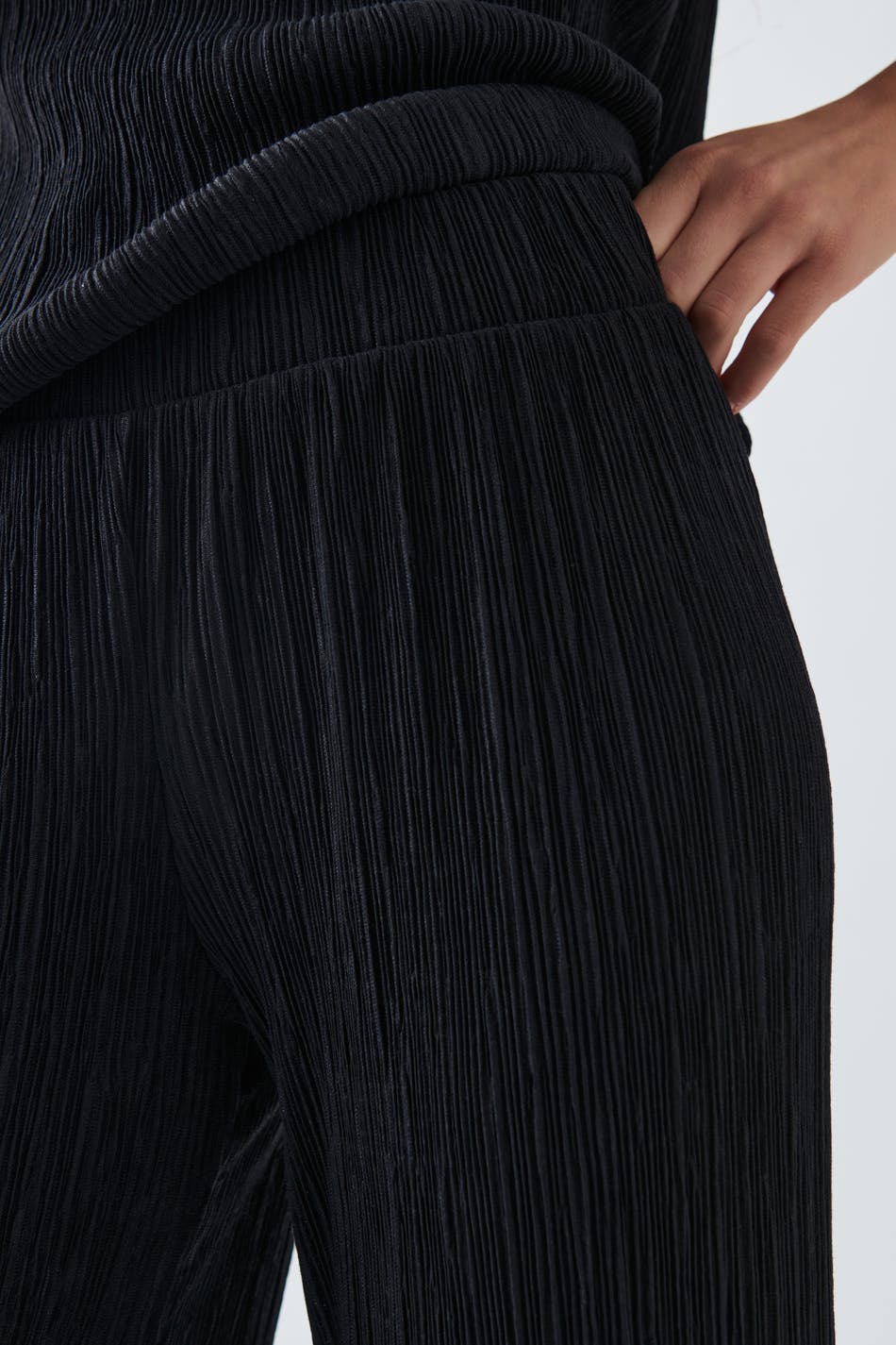 Plisse trousers