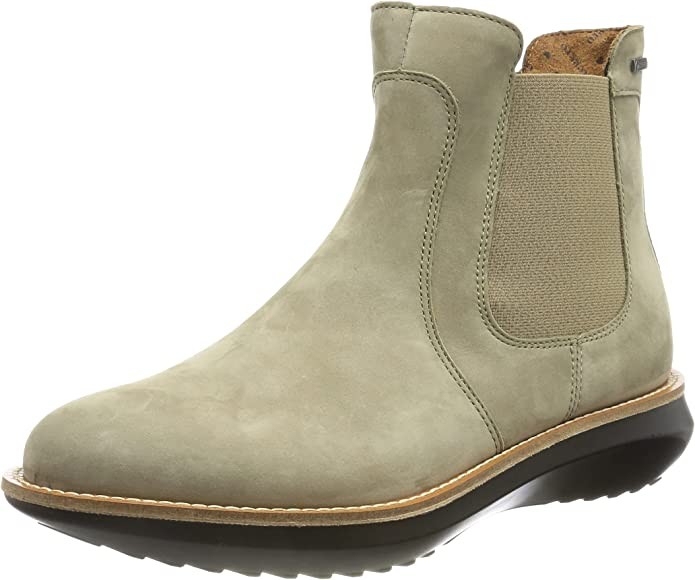 SUPERFIT Stiefeletten beige grün Nubuk