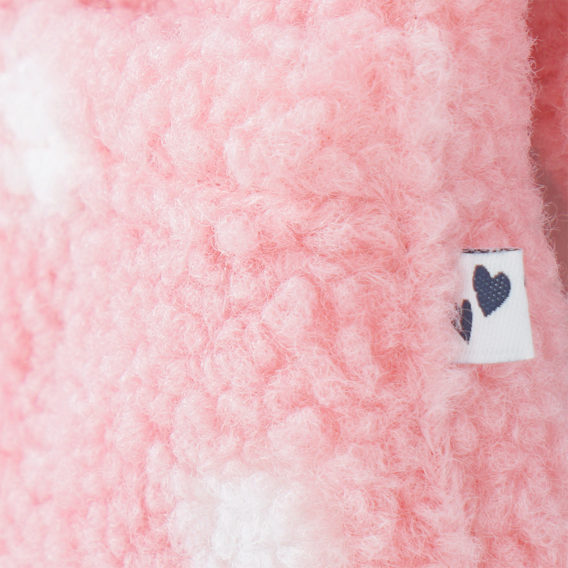 Newborn Kuscheljacke aus Teddyplüsch