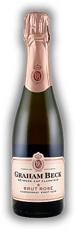 Graham Beck Cap Classique Brut Rosé 0,375 Liter Graham Beck Cap Classique Brut Rosé 0,375 Liter Dieser im traditionellen Champagnerverfahren hergestellte Schaumwein überzeugt durch frische Himbeernoten und feine Perlage. 0,375	 Liter - Vol 12%