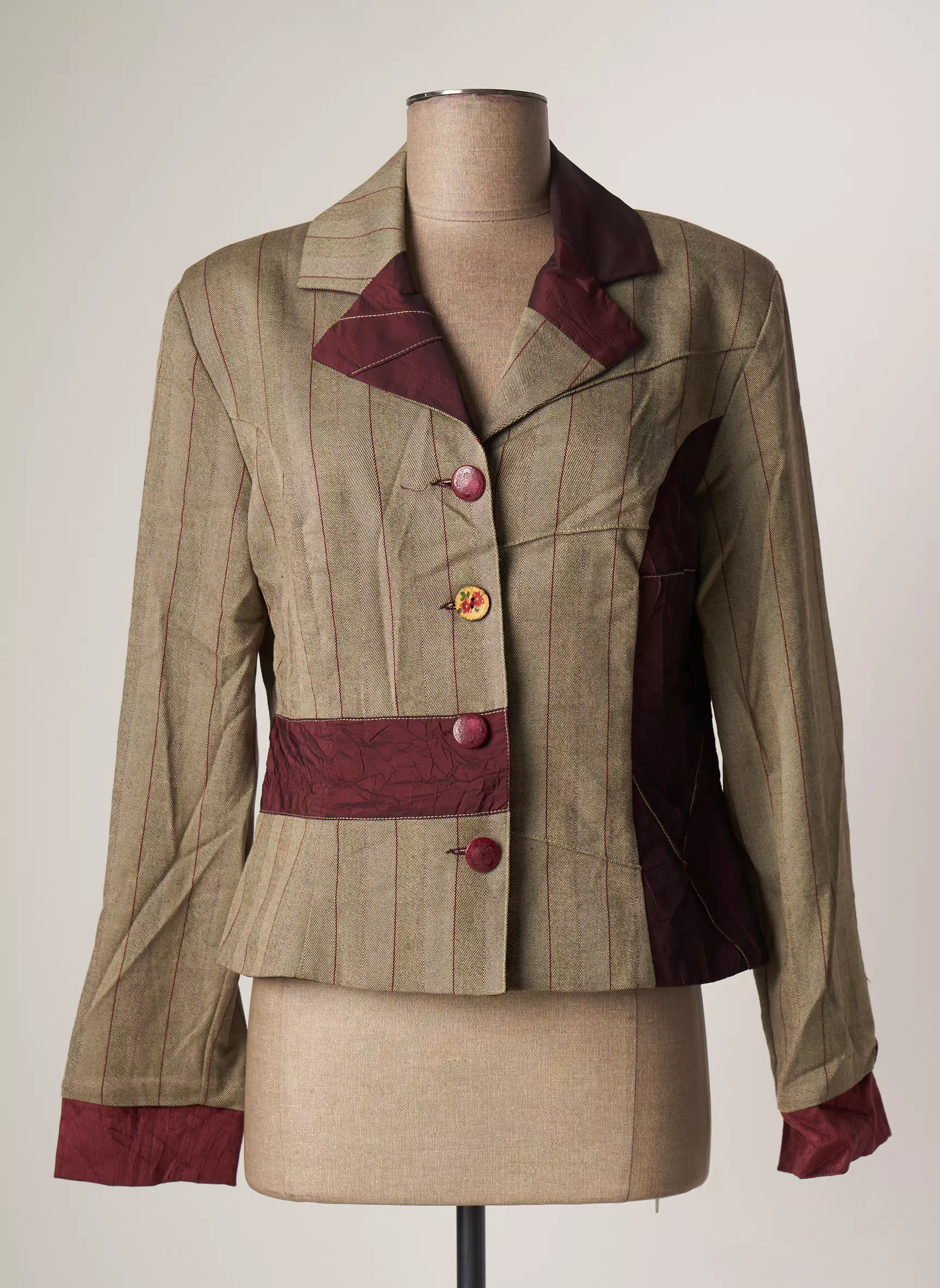 Madame Zaza Of Marseille Vestecasual Femme couleur beige