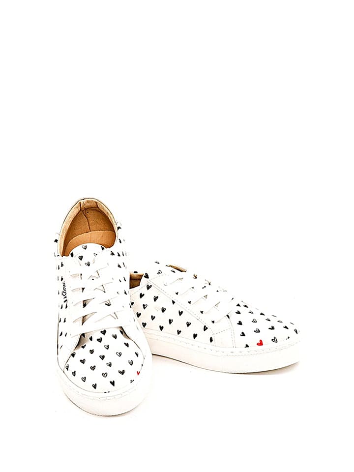 Noosy Sneakers in Weiß/ Schwarz günstig kaufen 38