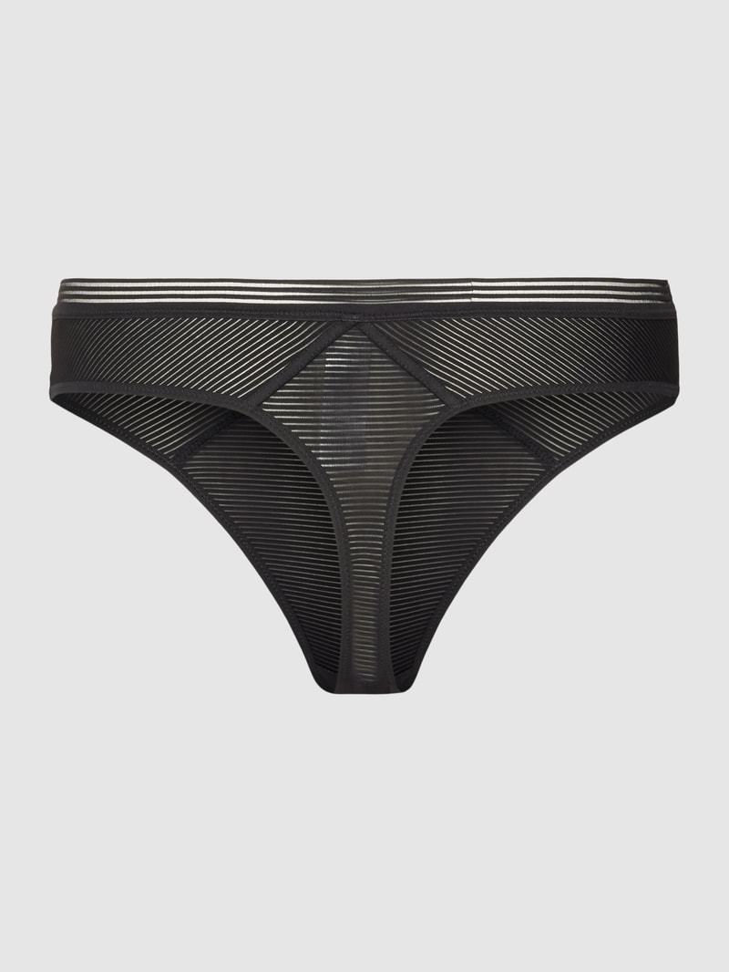 String mit Applikation Modell 'Zoe' in schwarz
