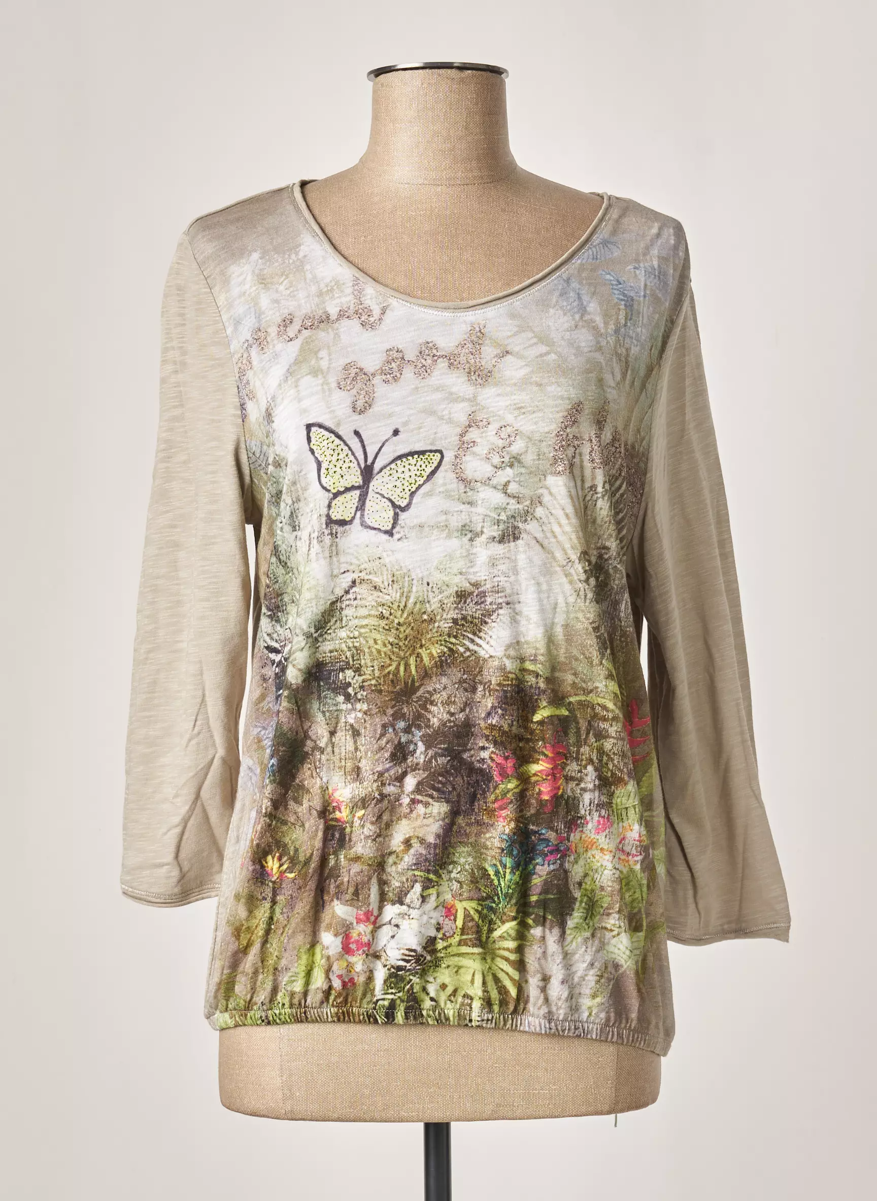 Thomas Rabe Tshirts Femme couleur beige