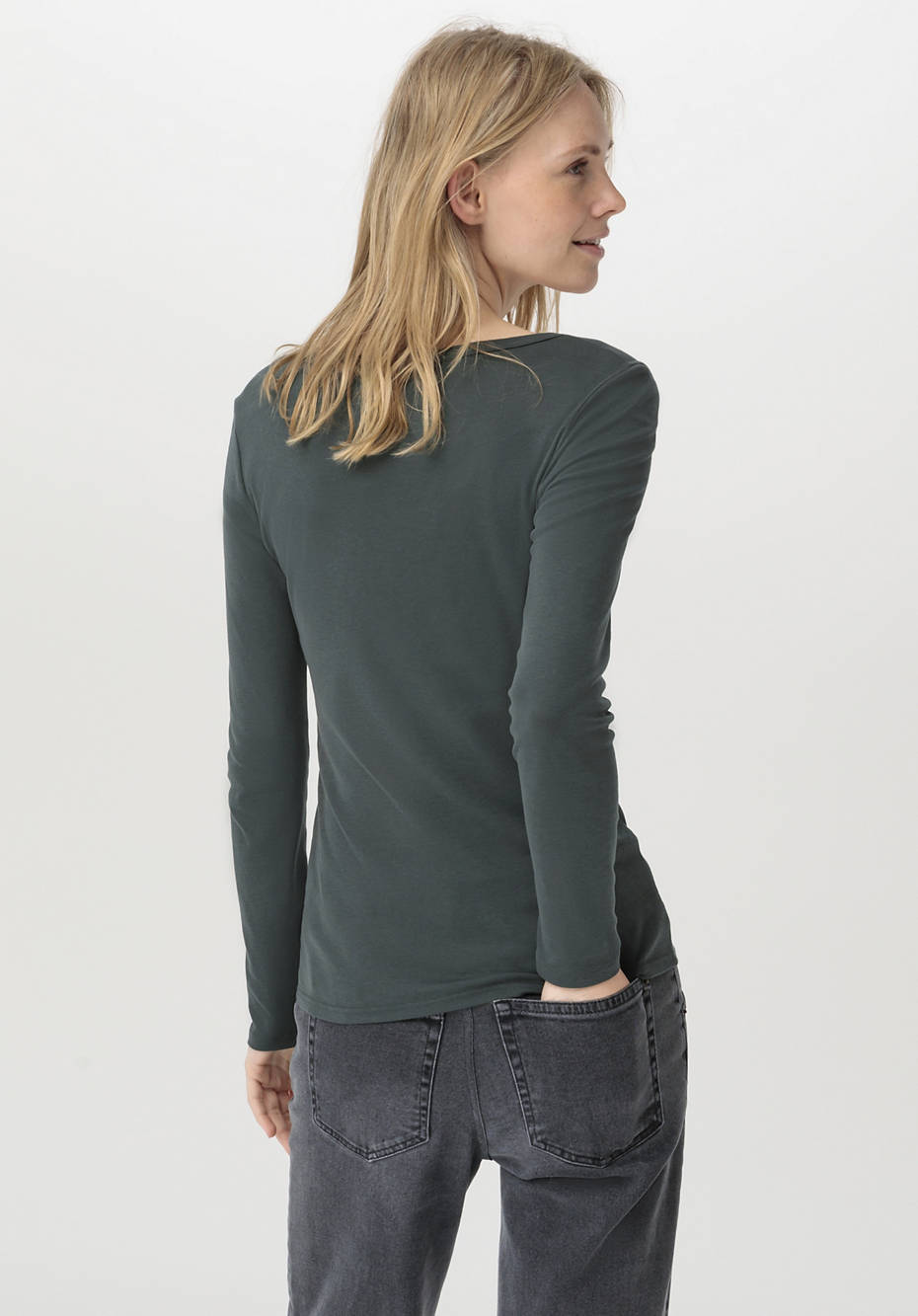 Langarm-Shirt aus reiner Bio-Baumwolle