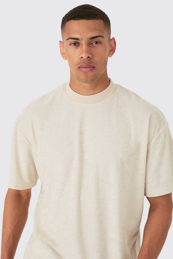 Oversize Frottee T-Shirt