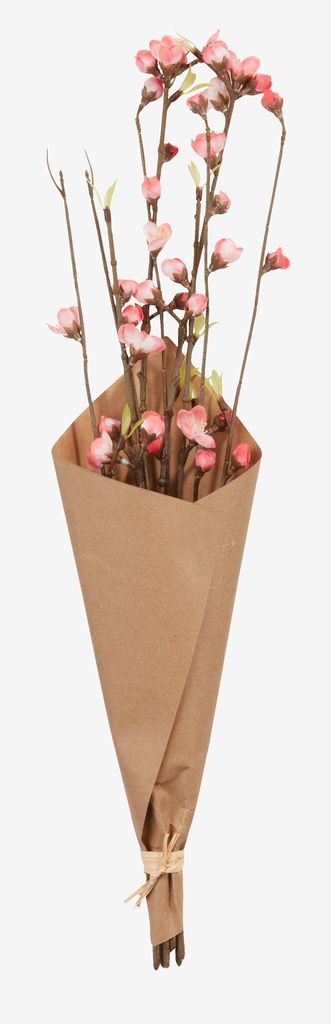HANS Kunstig Bukett HANS H55cm rosa