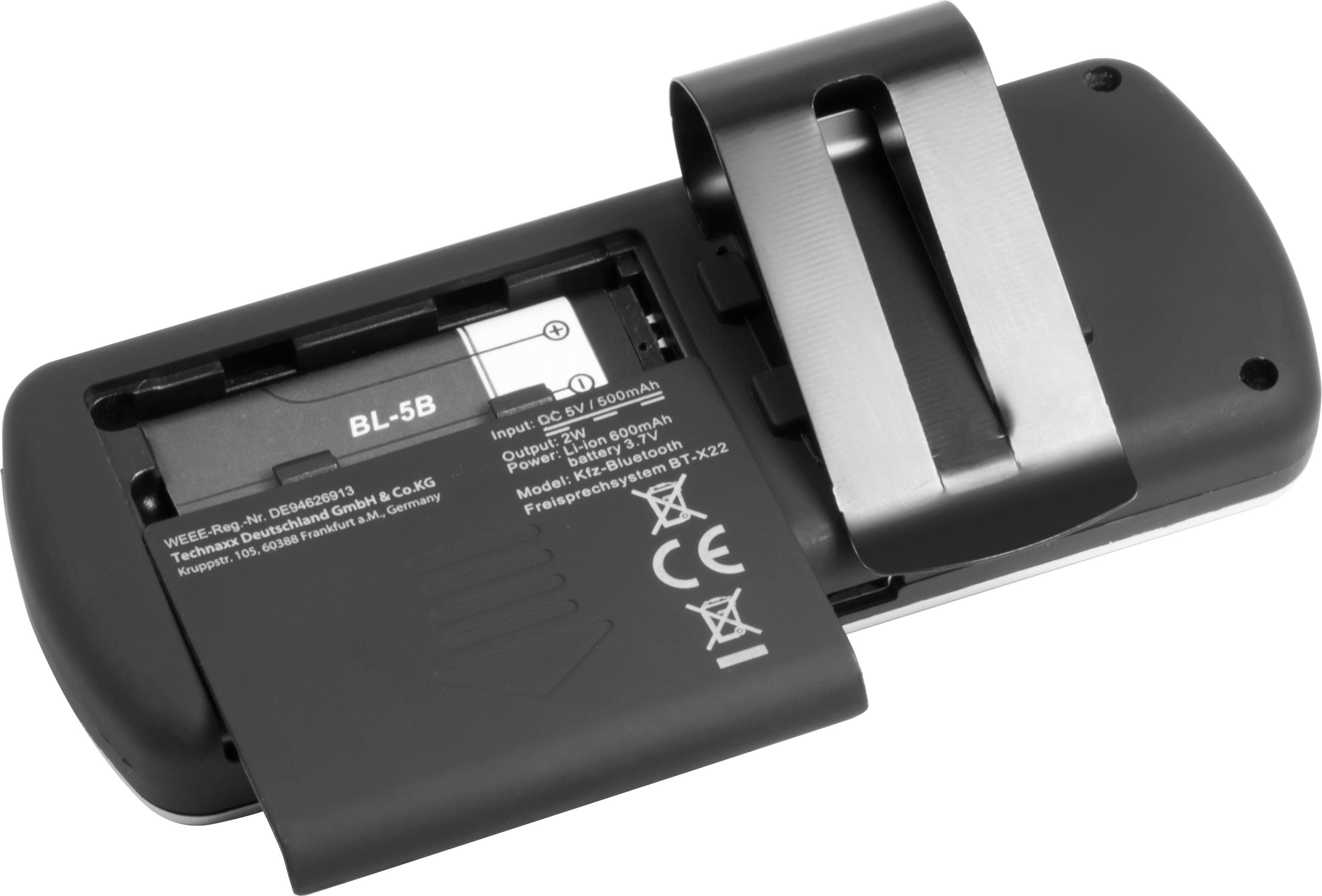 Technaxx Gegensprechanlage BT-X22, (Komplett-Set), Kfz-Bluetooth Freisprecheinrichtung
