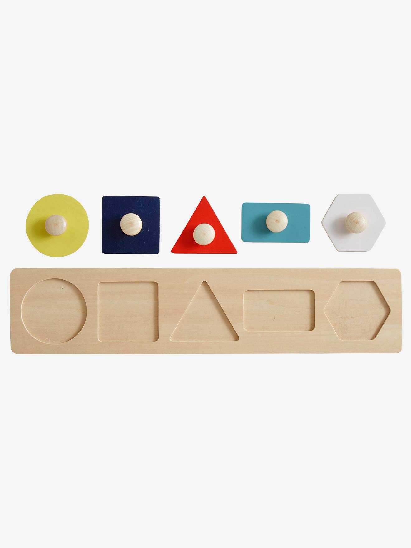 Mon 1er puzzle des formes en bois FSC® multicolore