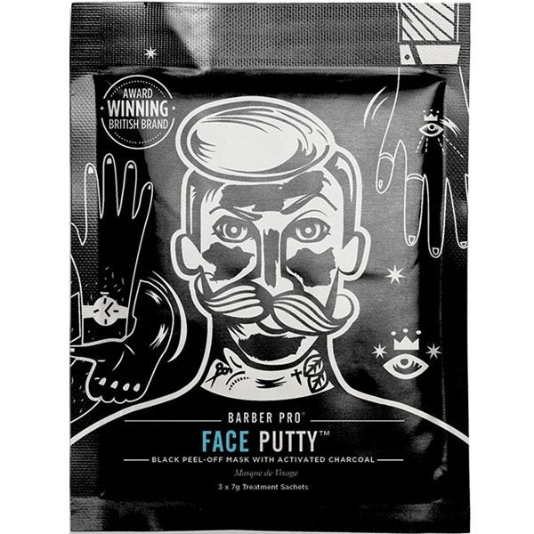 Barber Pro Face Putty Peel Off Maske 3x7 g Masken