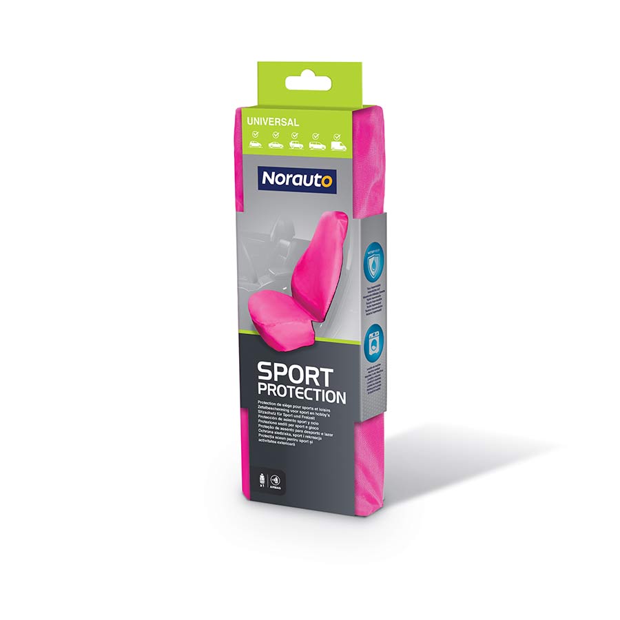 NORAUTO Universal SPORT PROTECTION Sitzschoner, Farbe pink, 1 Stück - ATU