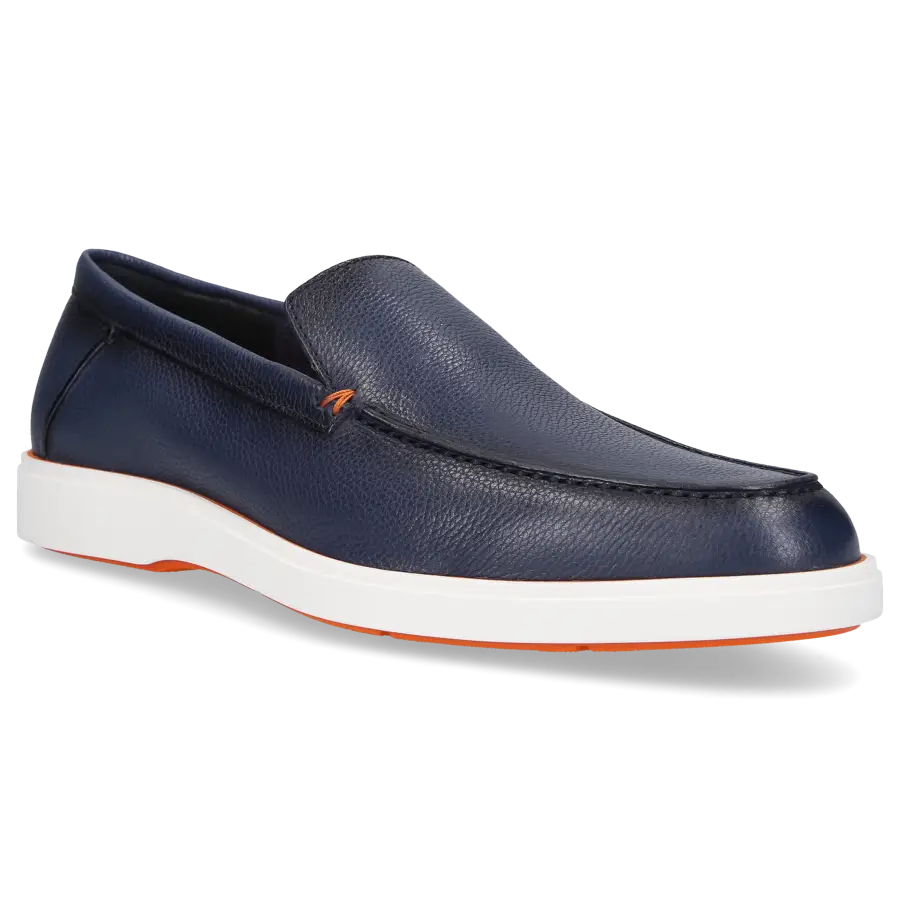 Santoni - Loafer 17824 Kalbsleder - blau