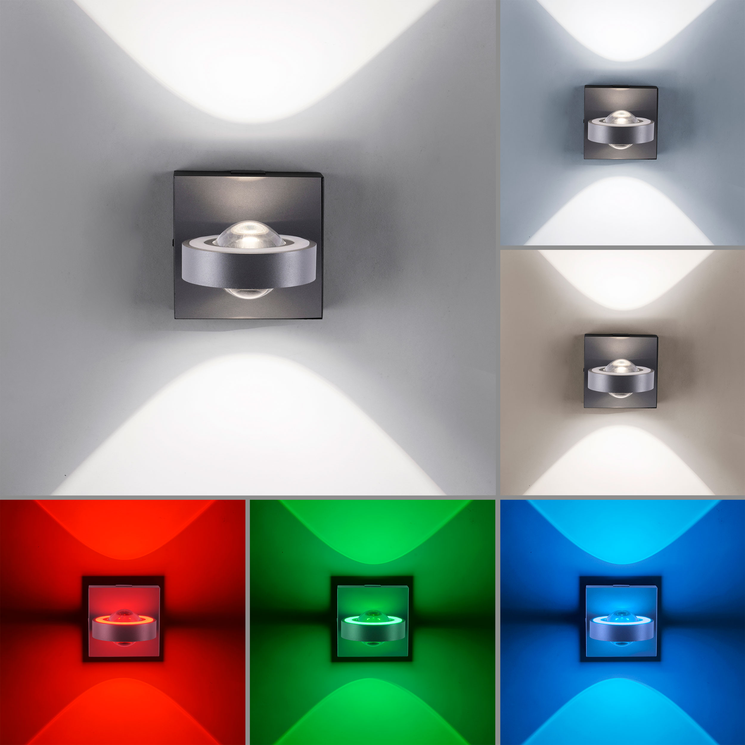 QLED-Wandleuchte 4flg
