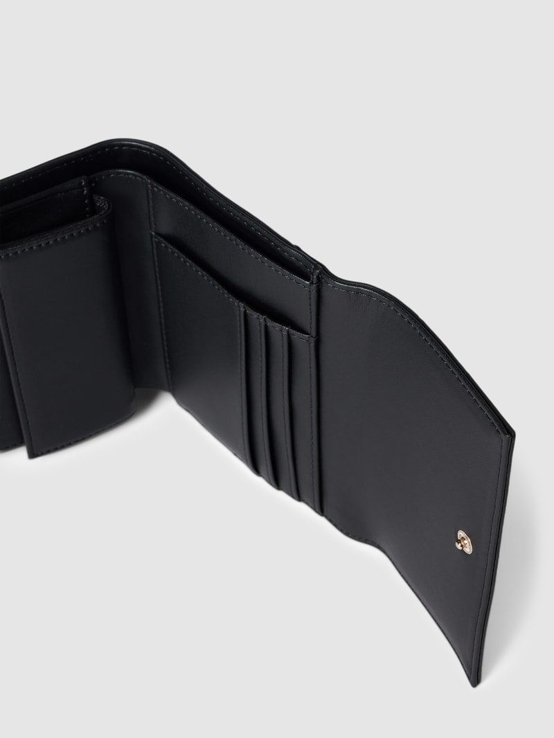 Portemonnaie in Leder-Optik Modell 'TRIFOLD' in schwarz