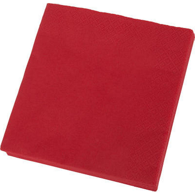 Vie Eco Servietter 50-pk 40x40 cm, rød