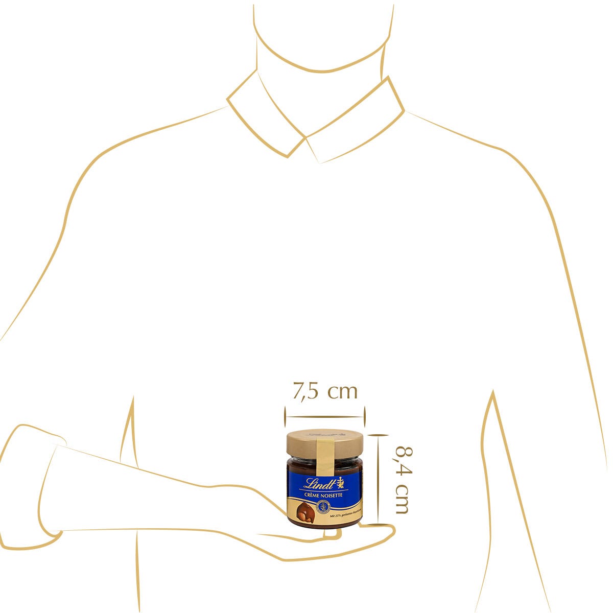 Haselnusscreme 25%, 220g