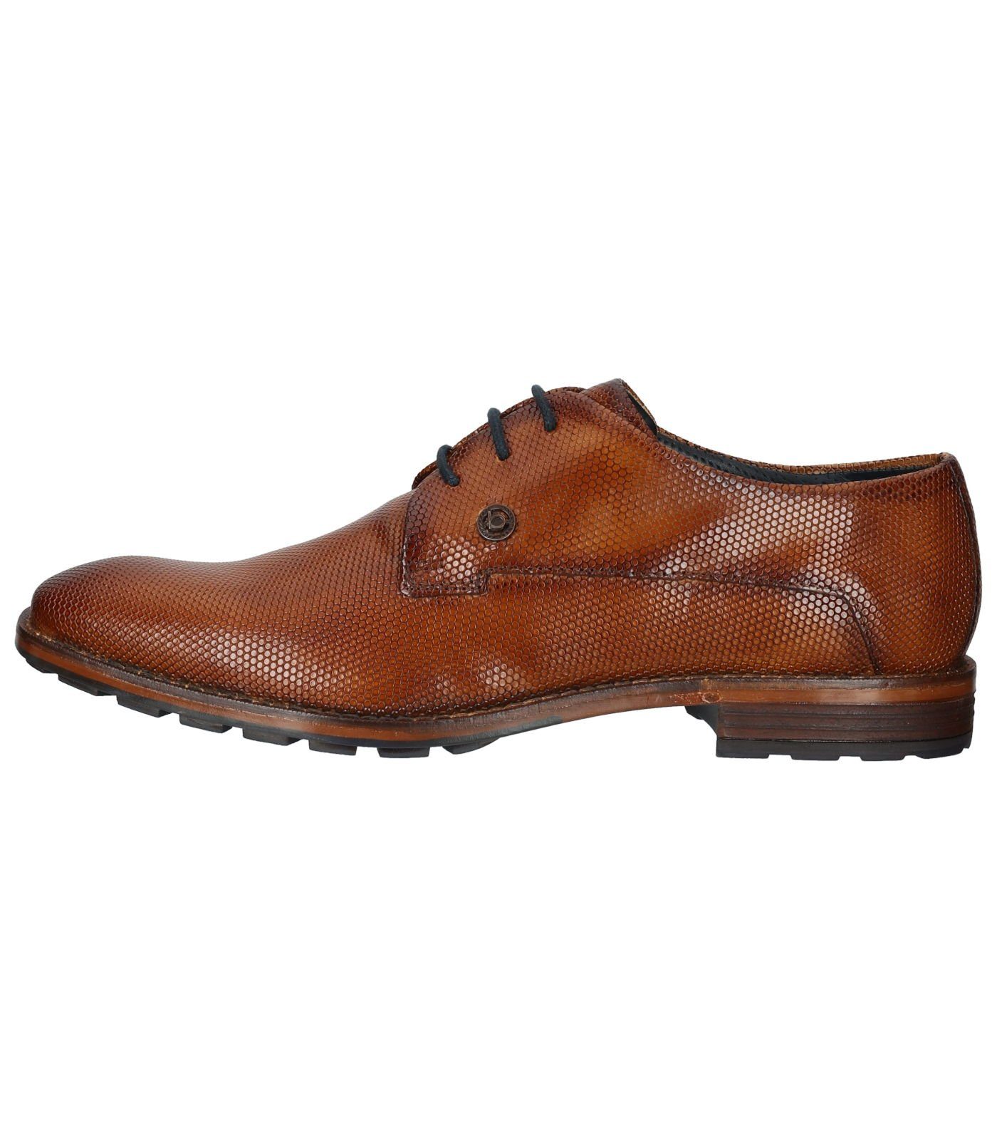 bugatti Businessschuhe Nappaleder Schnürschuh