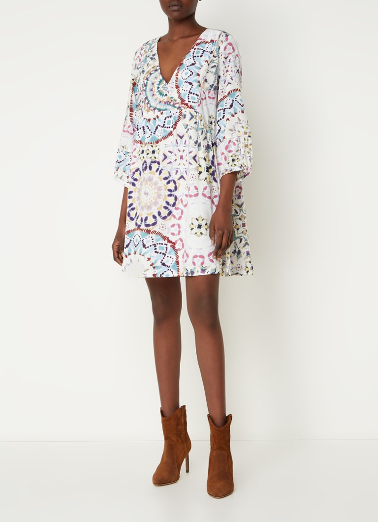 Vestido túnica corto Lorenza de ba&sh con estampado