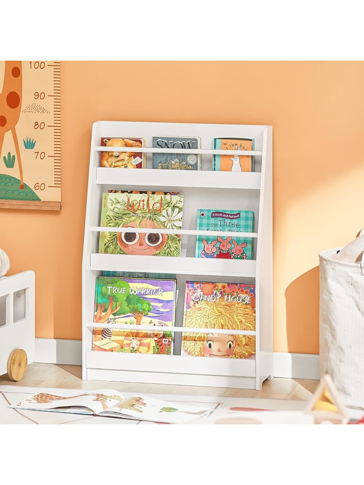 SoBuy Kinderregal in Weiß - (B)58 x (H)81 x (T)18cm günstig kaufen onesize
