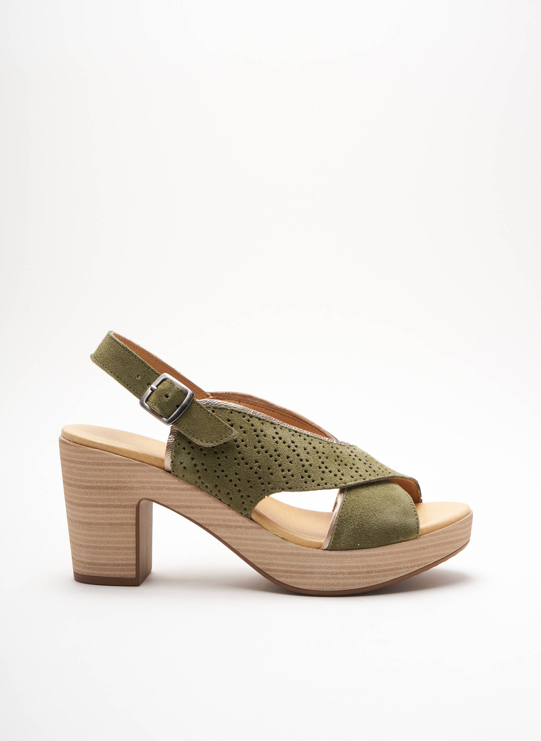 Mkd Sandales Nu Pieds Femme couleur vert