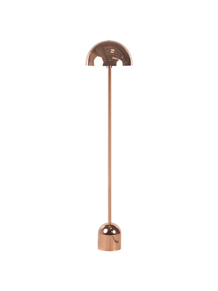 Beliani Stehleuchten MACASIA in Kupfer/Weiß/Schwarz - (W) 35 x (H) 158 x (L) 35 cm günstig kaufen onesize