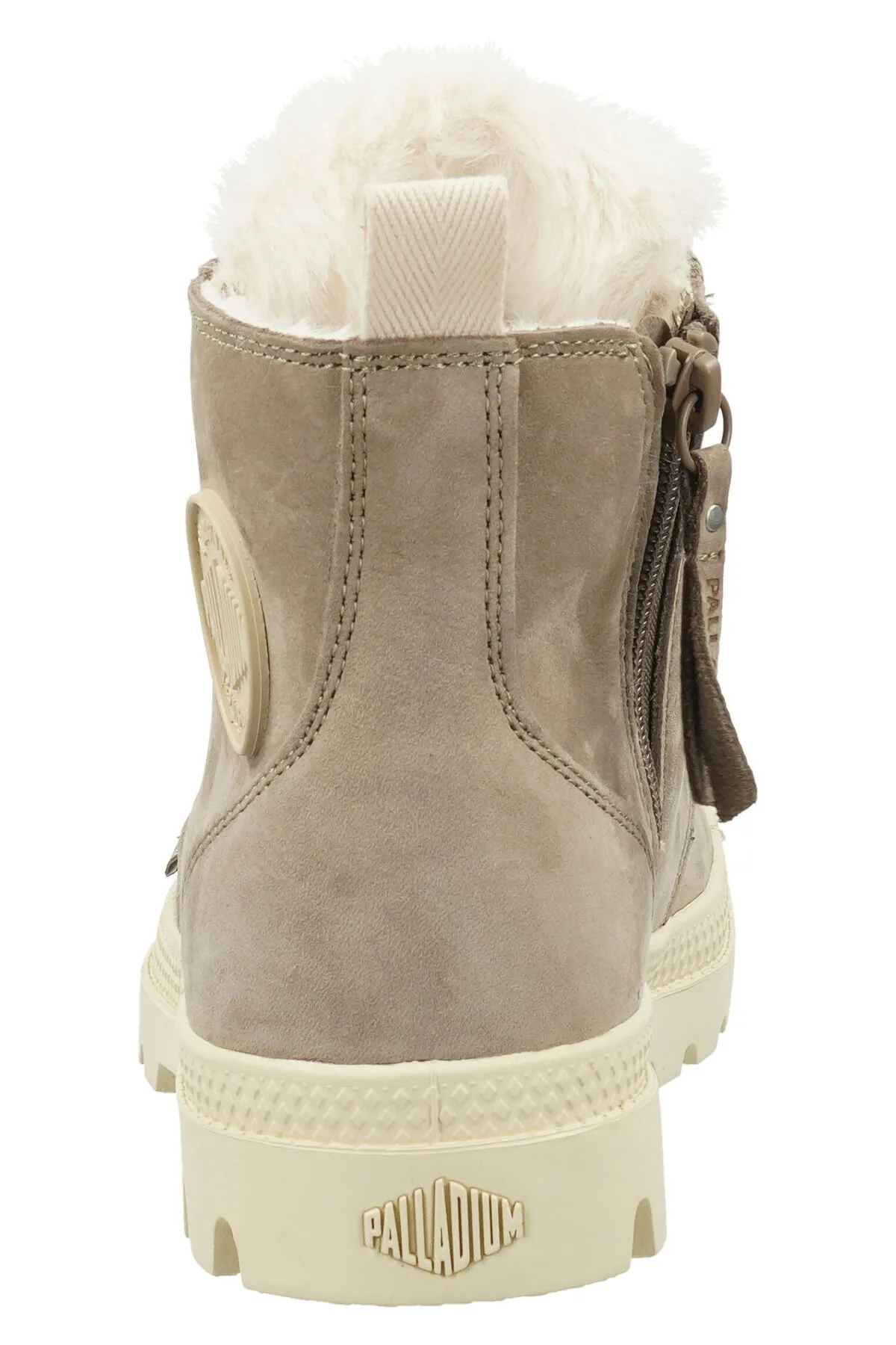 Palladium  Stiefelette - Braun - Blockabsatz