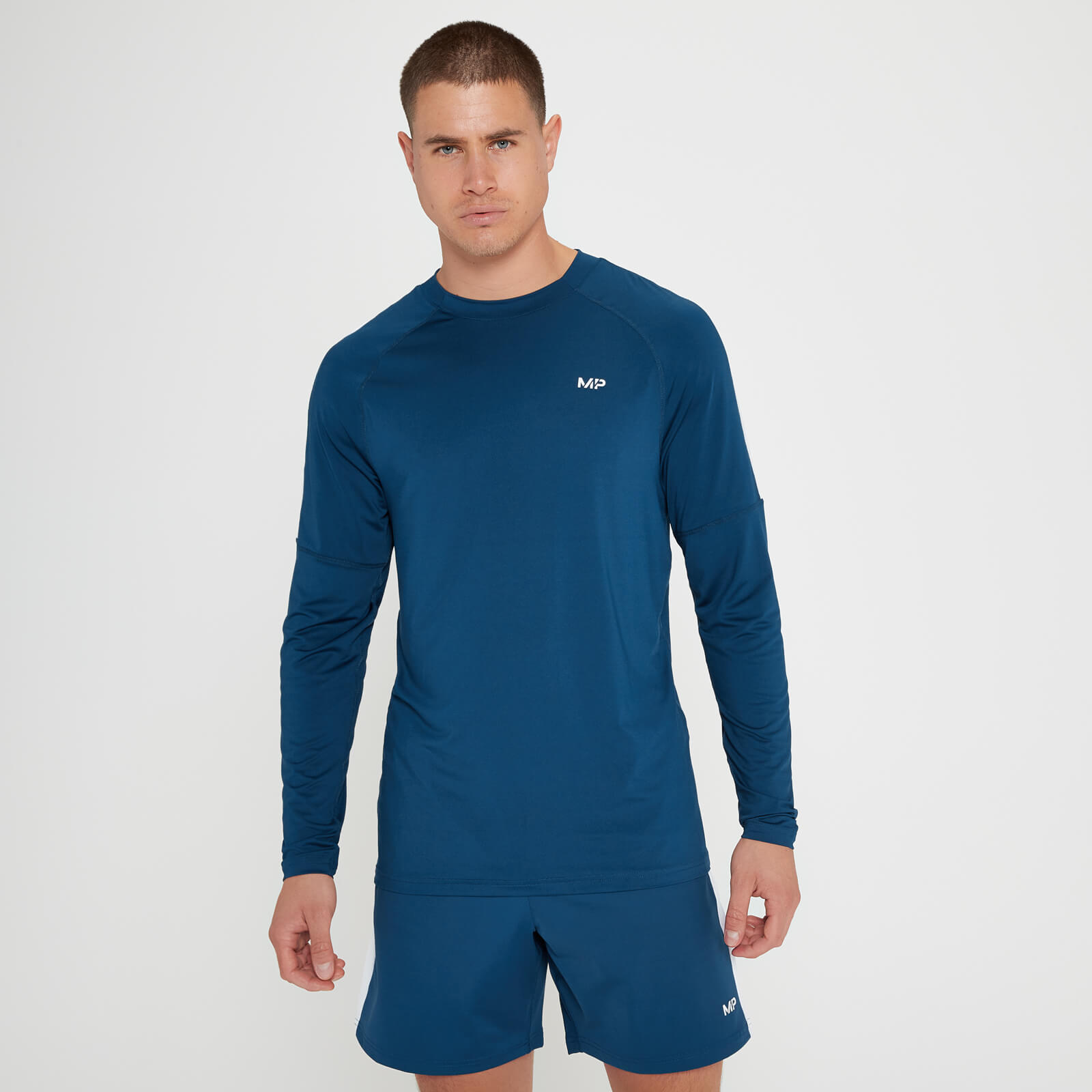 Haut à manches longues MP Tempo pour hommes – Bleu intense