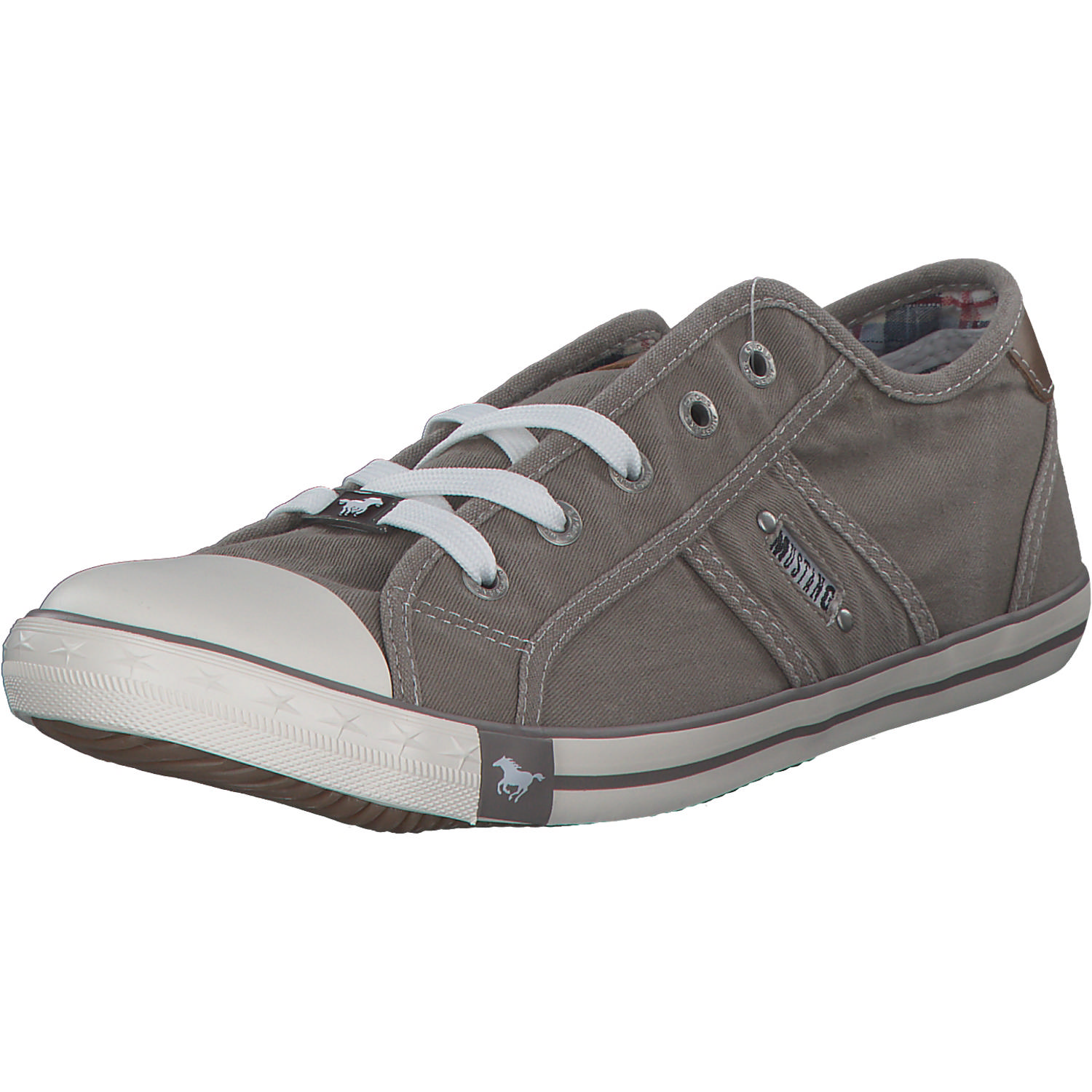 Mustang 1099310, Schnürschuhe, Damen, silbergrau
