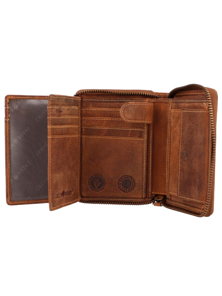 Greenburry Vintage Sternzeichen Geldbörse Leder 10 cm in steinbock günstig kaufen onesize
