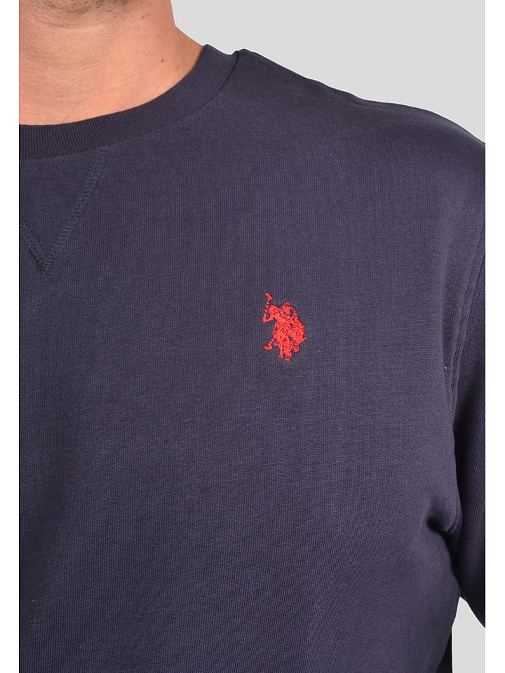 U.S. Polo Assn. Sweatshirt in Dunkelblau günstig kaufen