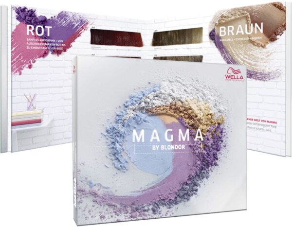 Wella Professionals Magma by Blondor Strähnen Farbkarte Farbkarte