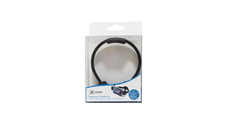 Xlayer Halterung Colour Line Thumbs Up Halterung Black
