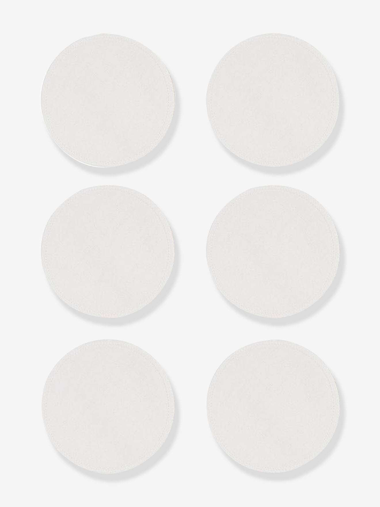 Lot de 6 coussinets d'allaitement en coton CARRIWELL noir