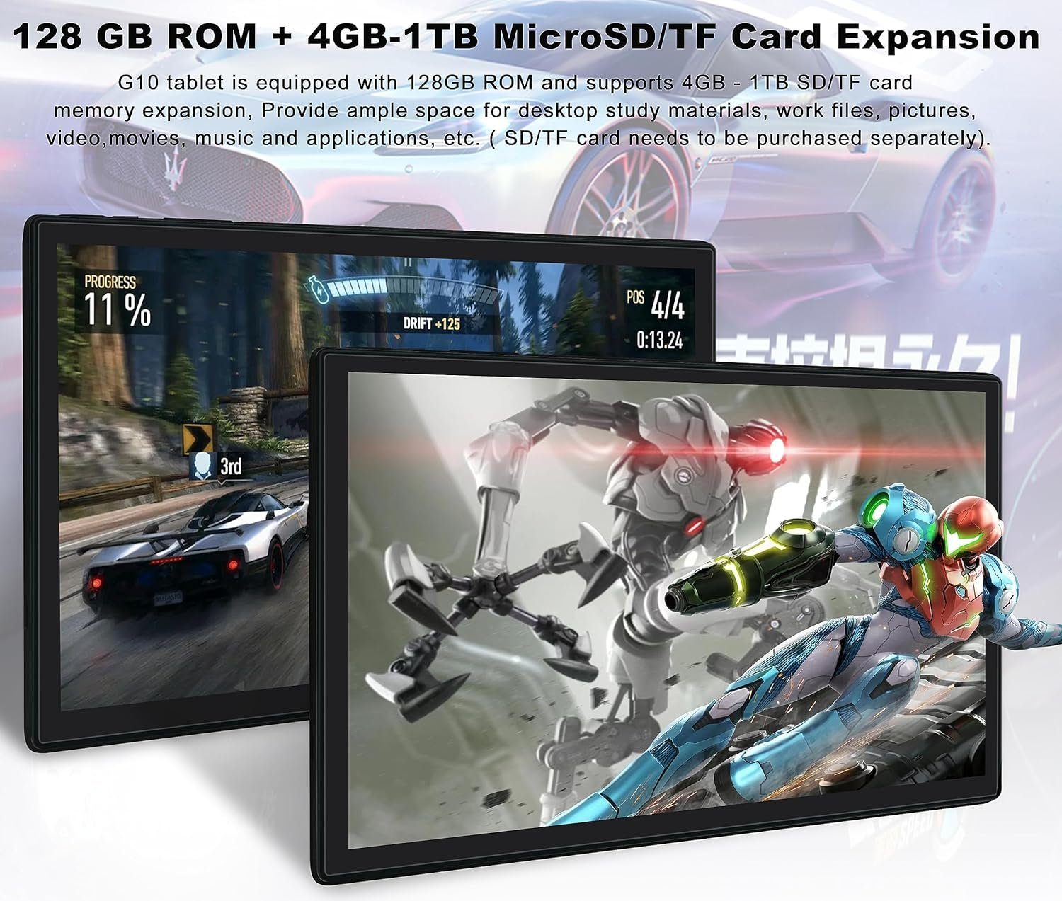 GOODTEL 14GB RAM 1TB TF, WiFi 5G Tablet (10