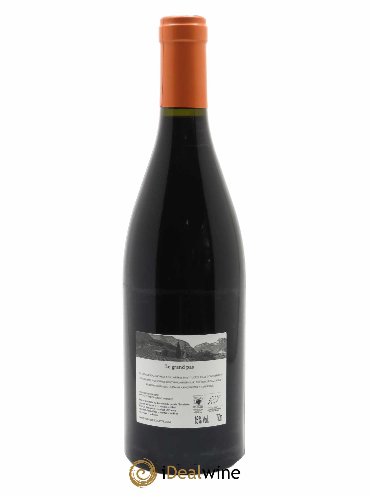 Terrasses du Larzac Le Grand Pas Pas de l'Escalette  2020 - Lot de 1 Bouteille