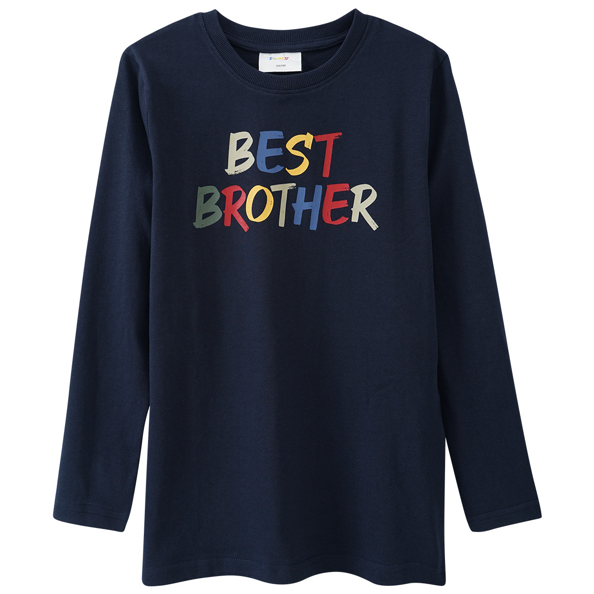 Jungen Langarmshirt mit Message-Print