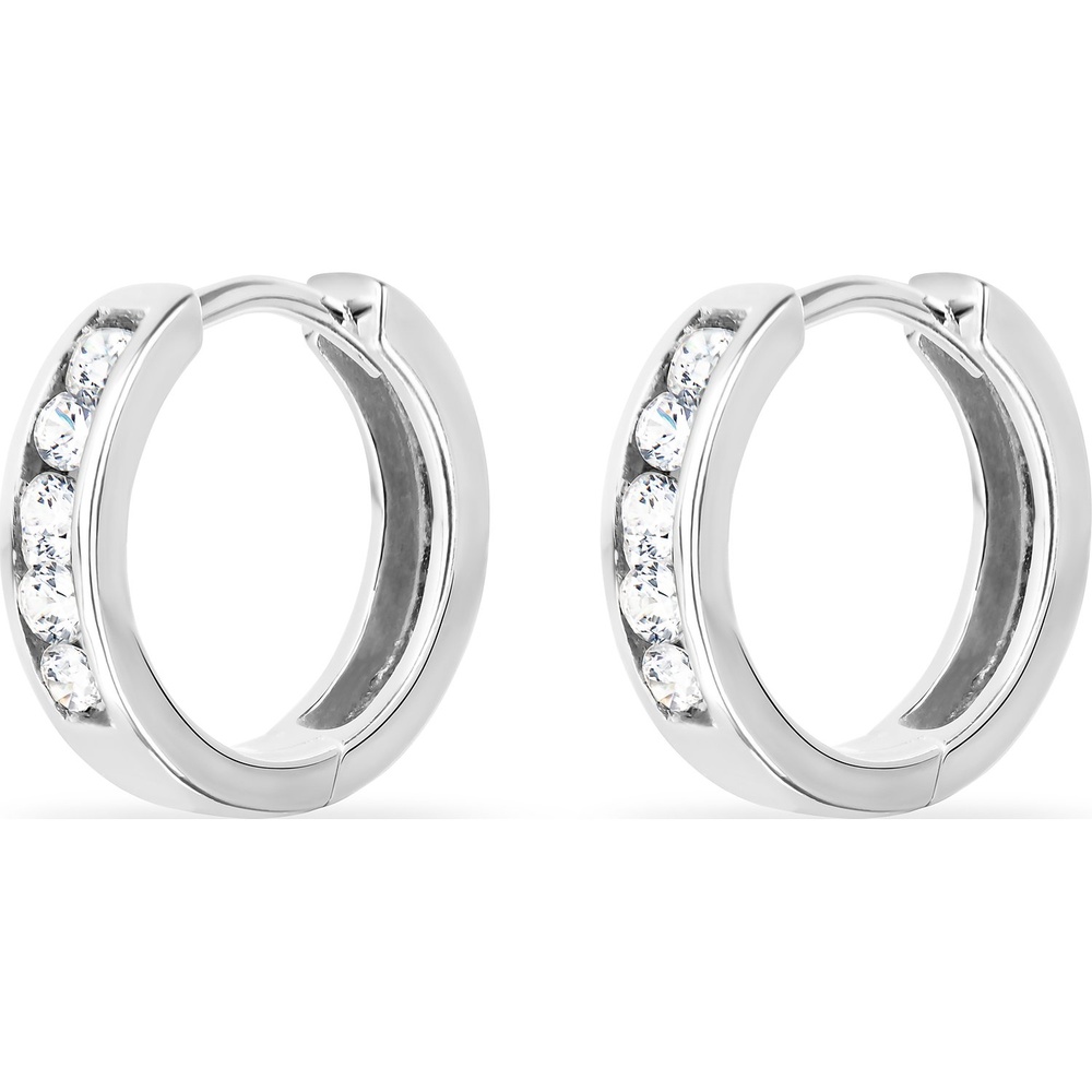 FAVS Créoles 925 Argent Boucles d'oreilles