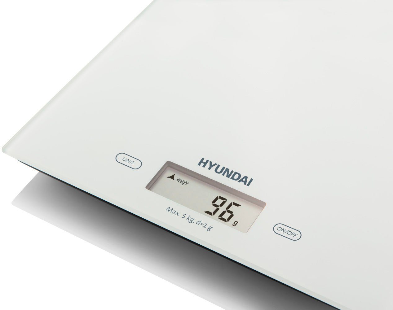 Hyundai Küchenwaage KVE893, bis zu 5 kg, LCD-Display, TARE-Funktion