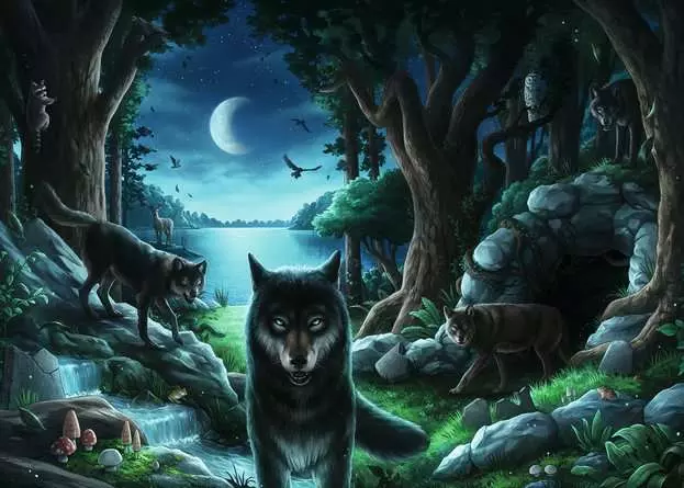 Puzzle 759 Teile - Wolfsgeschichten